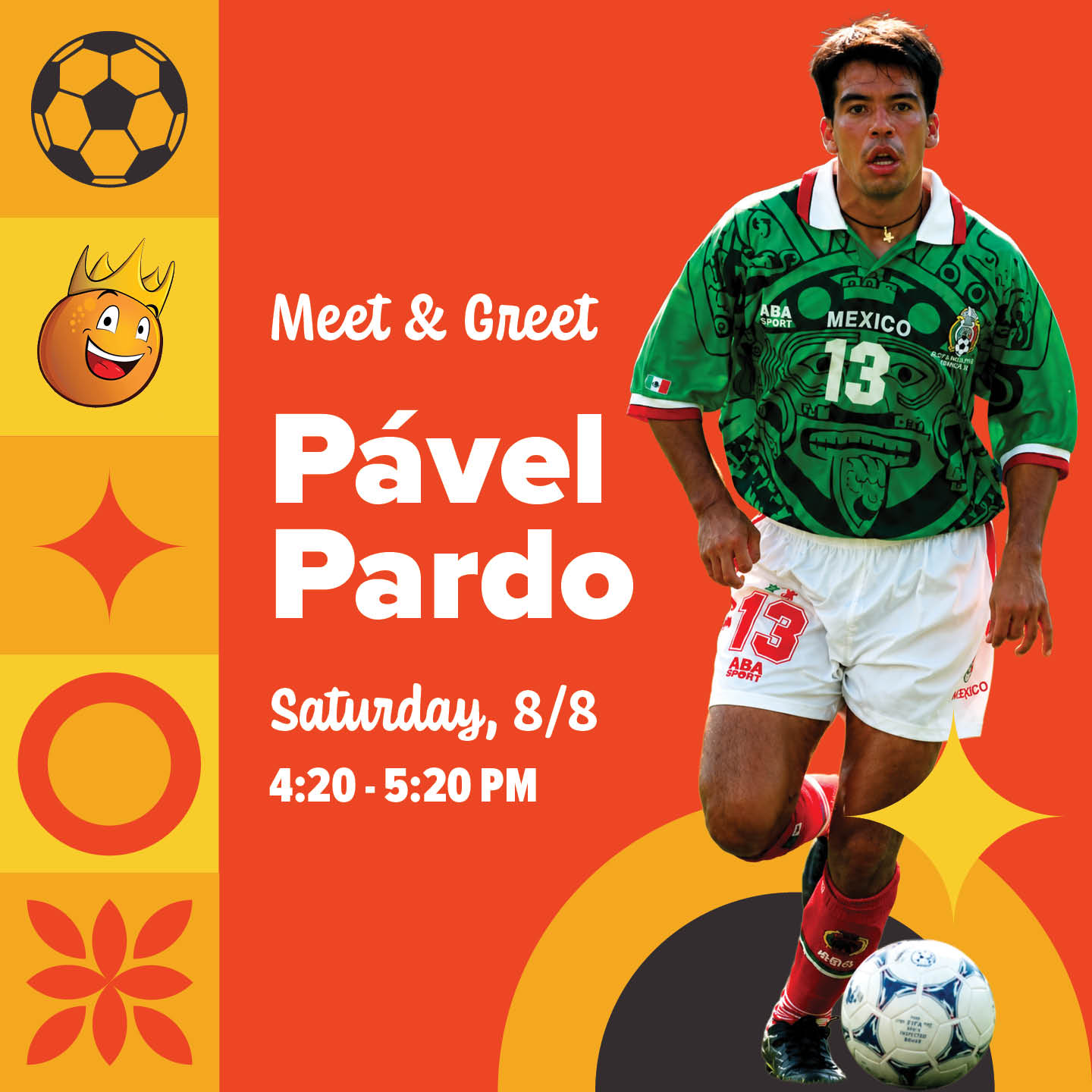 COME MEET MEXICAN FOOTBALL LEGEND PÁVEL PARDO! He will be signing