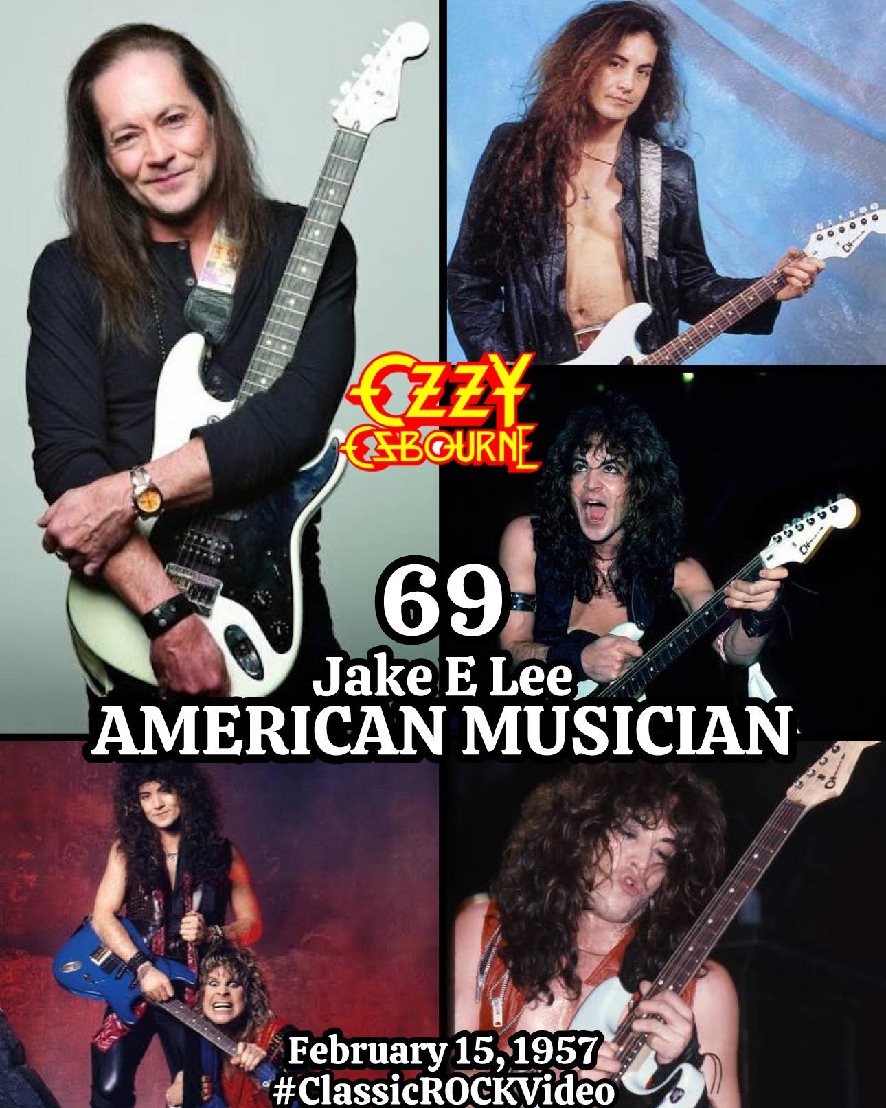 Happy 69th Birthday to Jake E. Lee! 🎂🎸 When the MTV metal era