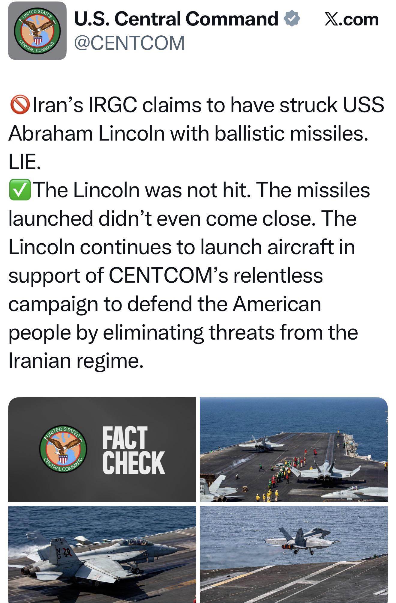 US counters Iranian propaganda, that... - Burton S. Staggs | Facebook