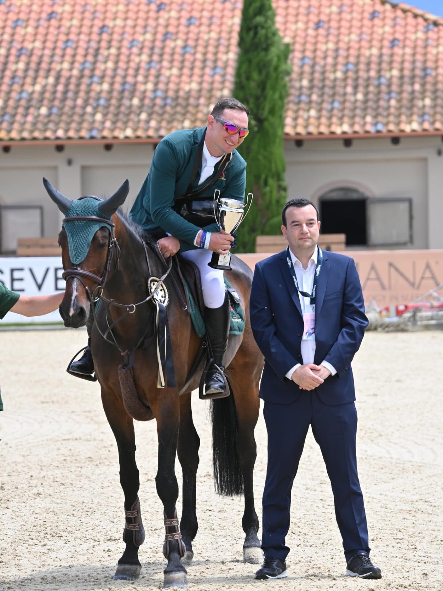 1st win 🏆 for Germany 🇩🇪 in Class 7 height 1.30m., Grand prix