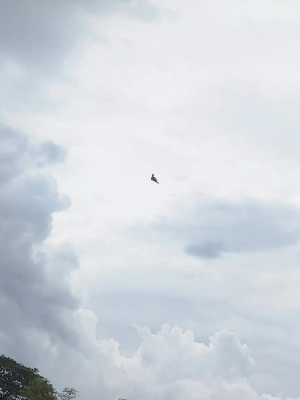 Sarawak - #UPDATE A viral photo showing a bat-shaped object over ...