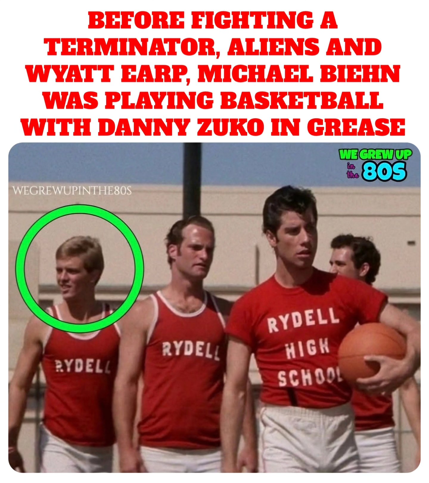 We - At least he didn't look like a 30 year old High Schooler Please ...