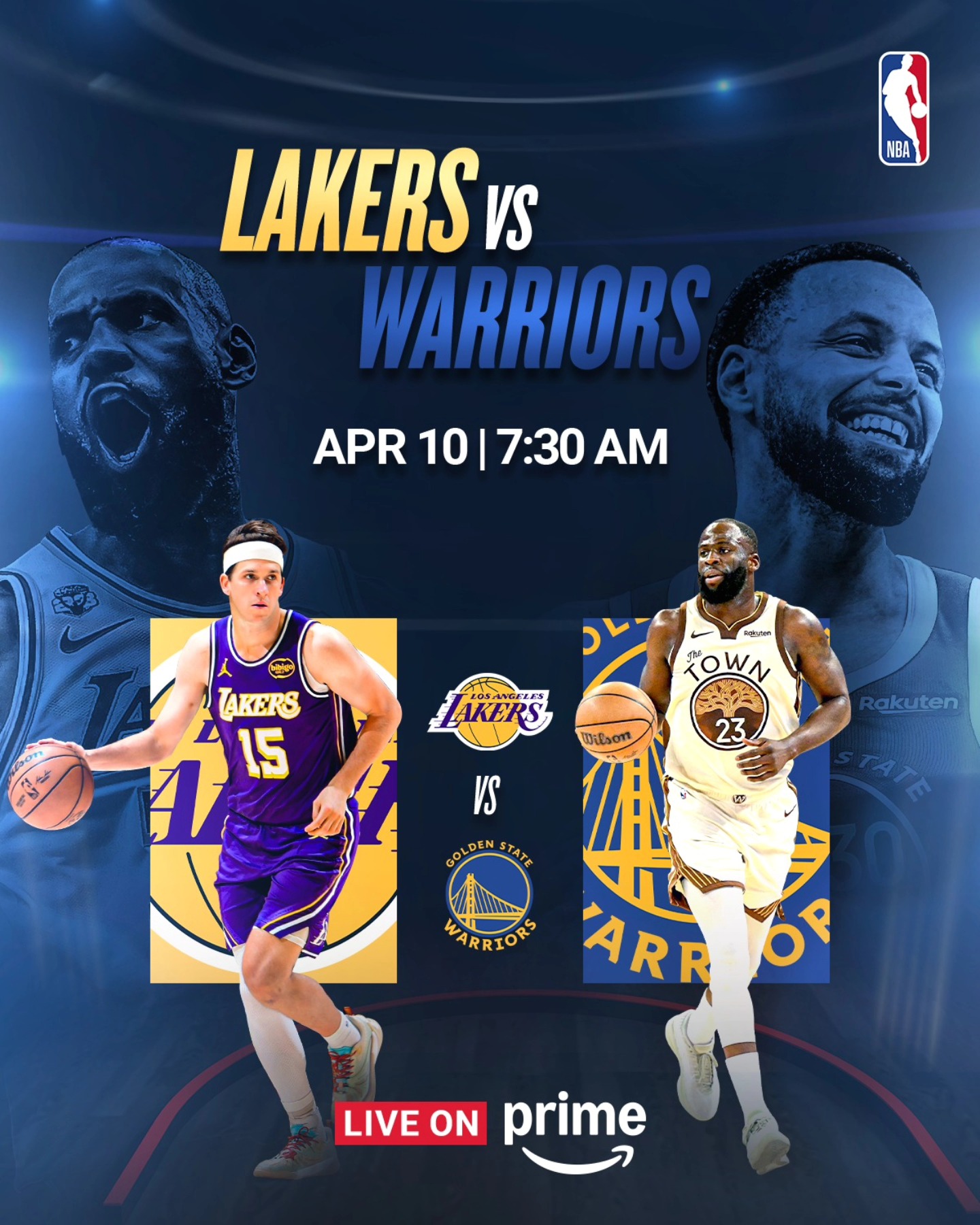 lakers vs warriors