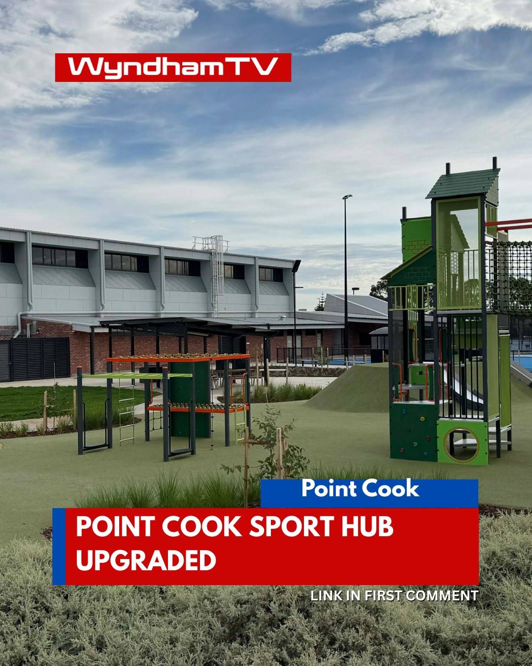 Wyndham TV - 🏀🏐 Point Cook’s Jamieson Way upgrade is... | Facebook