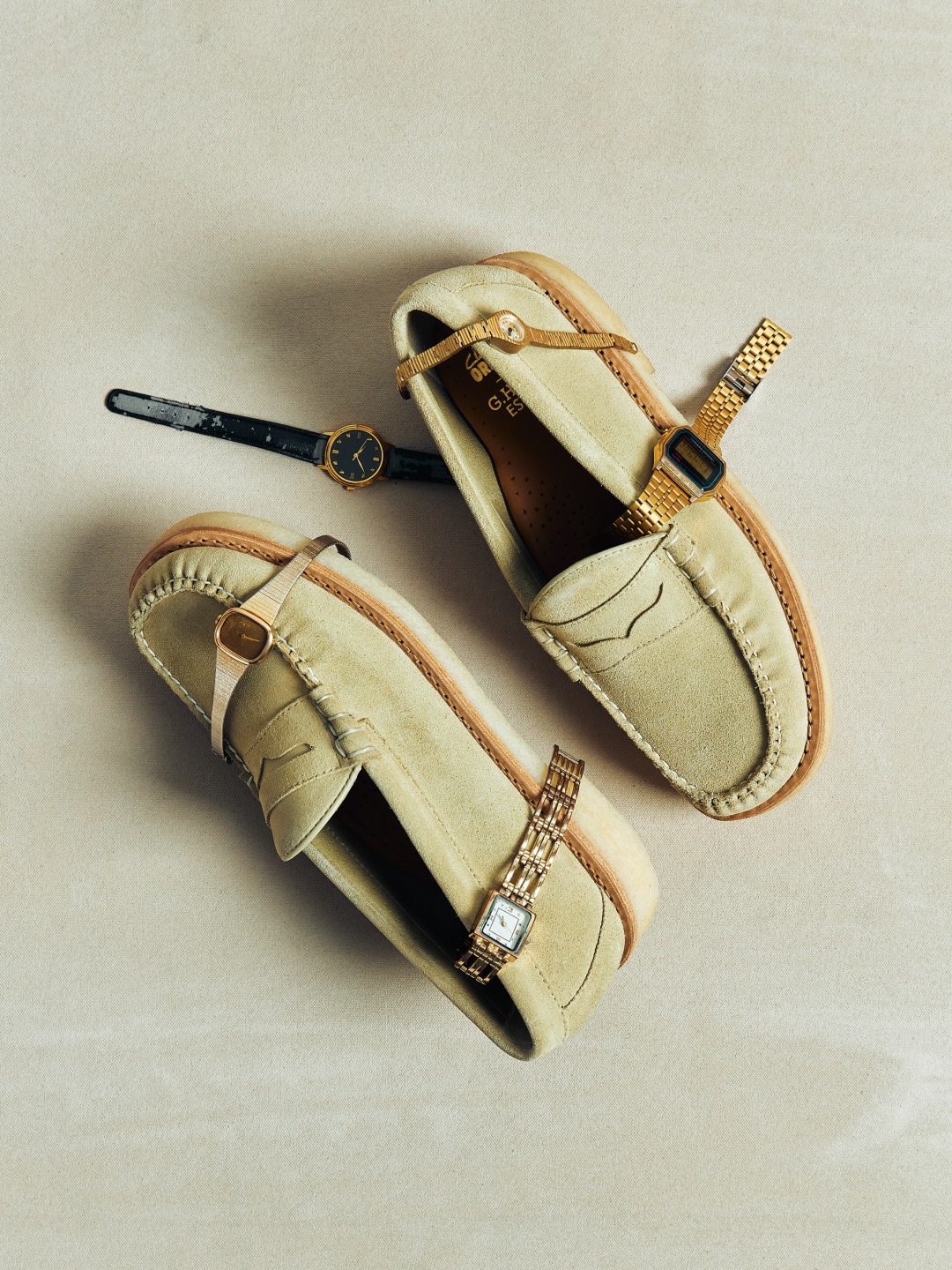 Clarks - Our men's Wallabee Monk. Taking a Clarks archive pattern