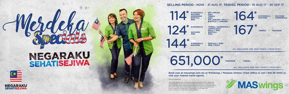 MASWing Merdeka... - Miri Borneo Travel Agencies Sdn Bhd | Facebook