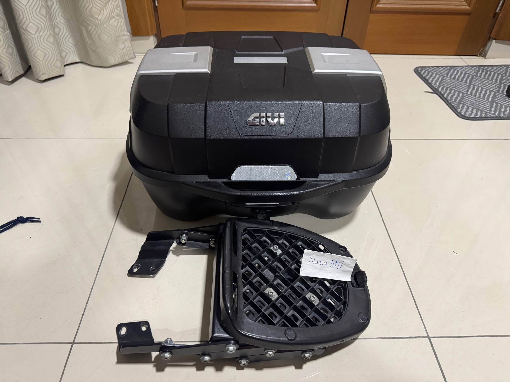 Givi Box 45Litter + Rack Lipat NJX - Car Interior Parts - Cheras ...