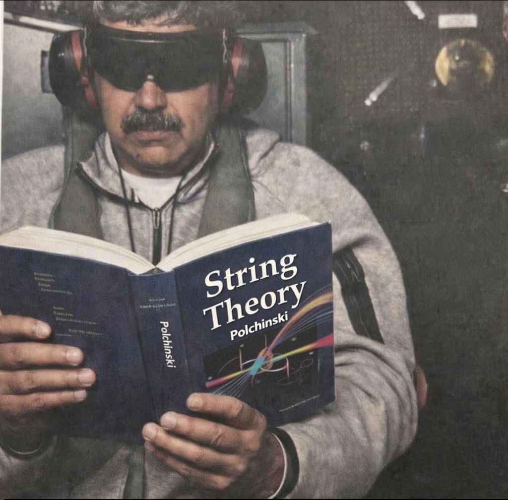 Knew that 😉 Joseph Polchinski's String Theory ✍️
