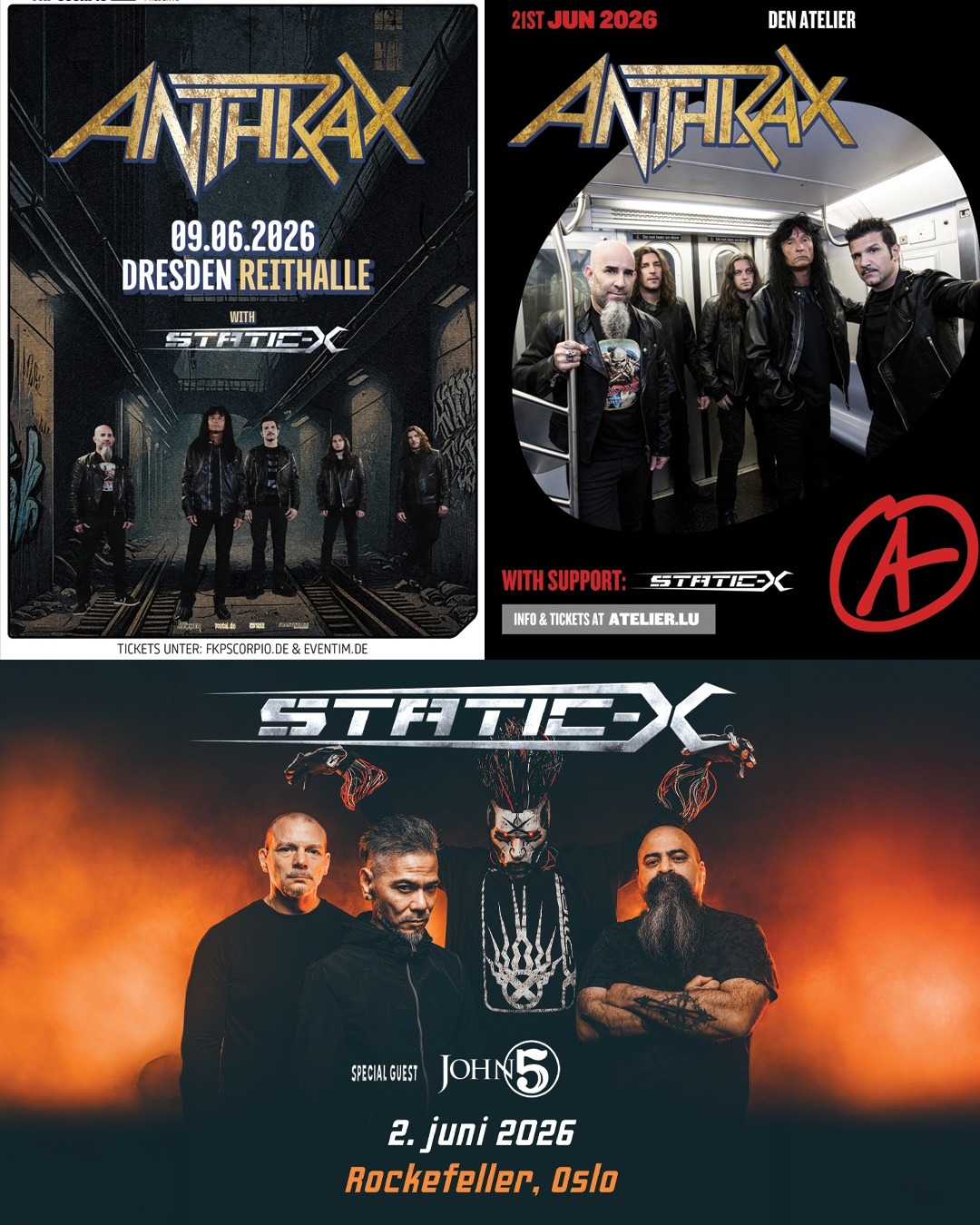 static ポスター 2002 Static X/Soulfly DC - Zen Dragon Gallery