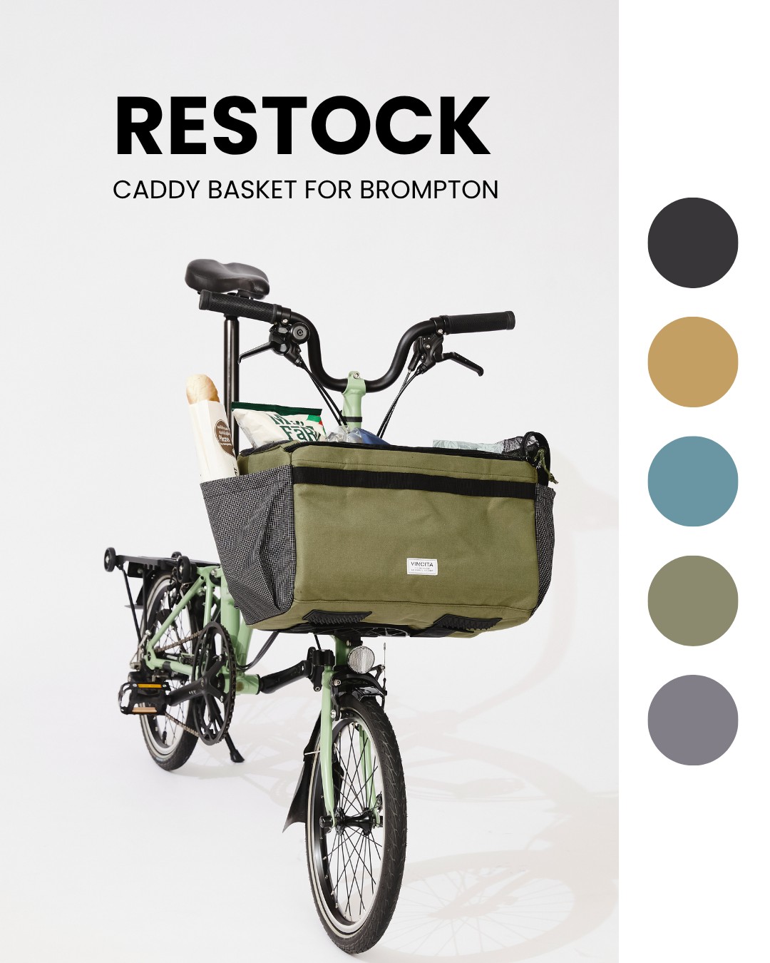 Vincita - 🚲 Brompton G Line spotted with our Vincita B.D.R. Bag