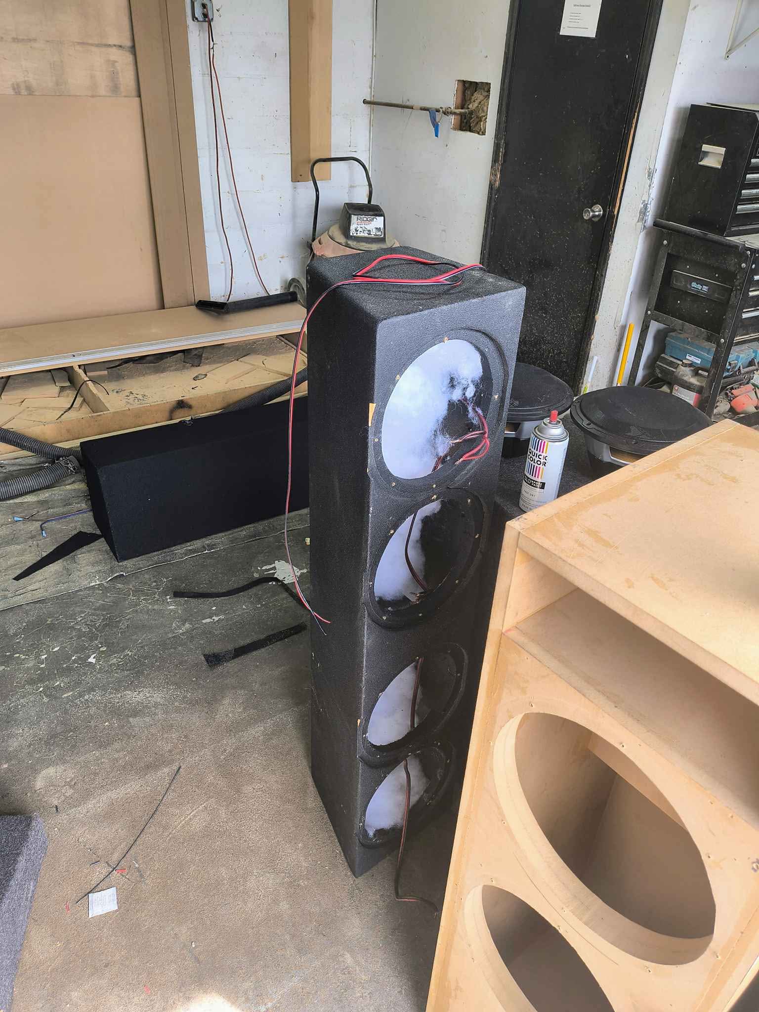 Custom LineX Sub box for 4 10s - Subwoofers & Enclosures - Powder ...