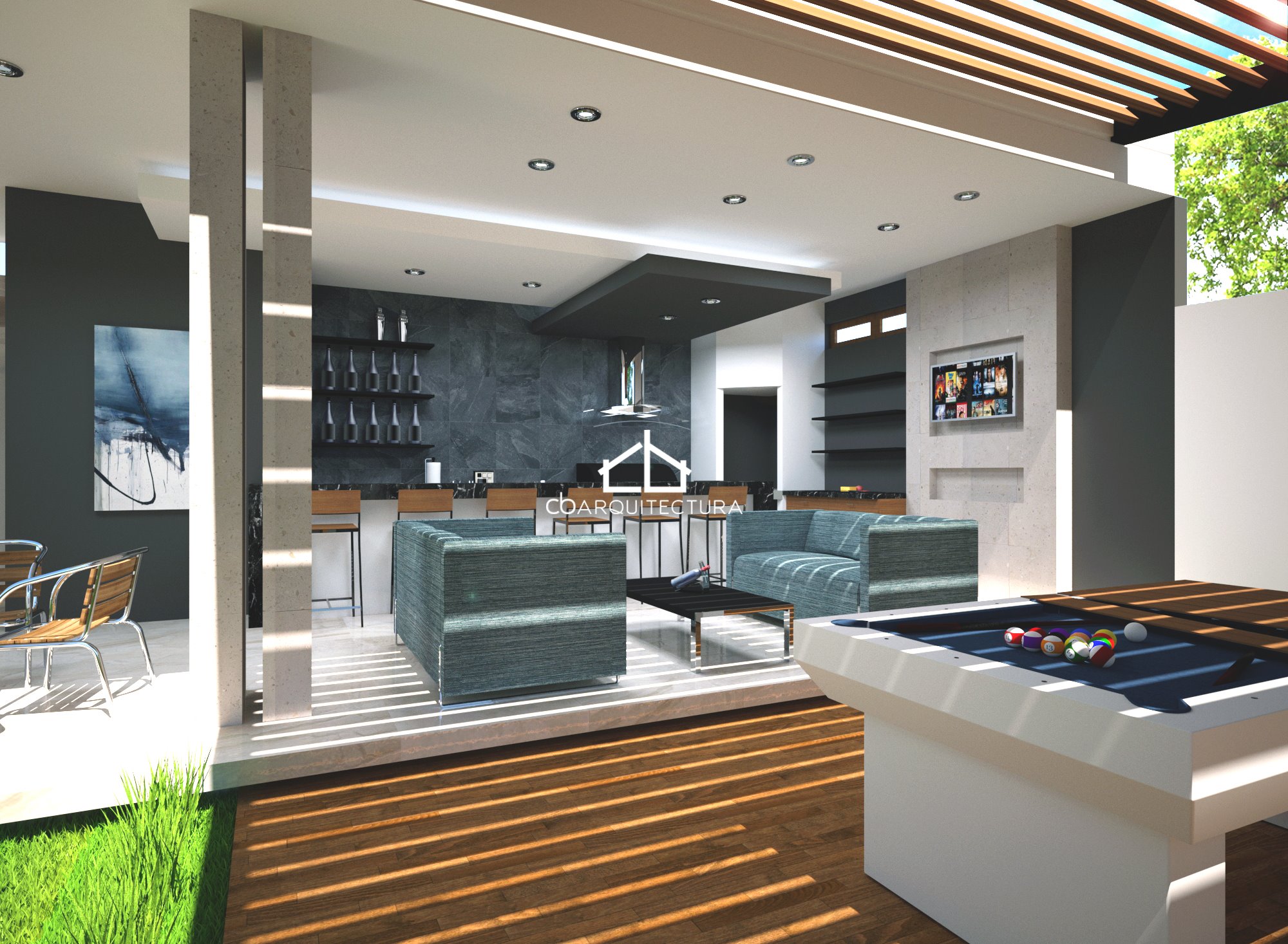 CBarquitectura - Diseño para área de asador 🙌👩‍💻 Arq....