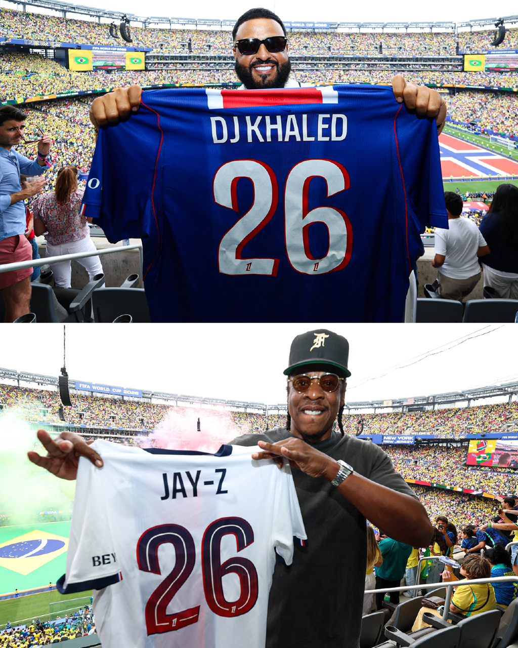 DJ Khaled and Jay-Z 🤝 PSG 📸 @PSG_English