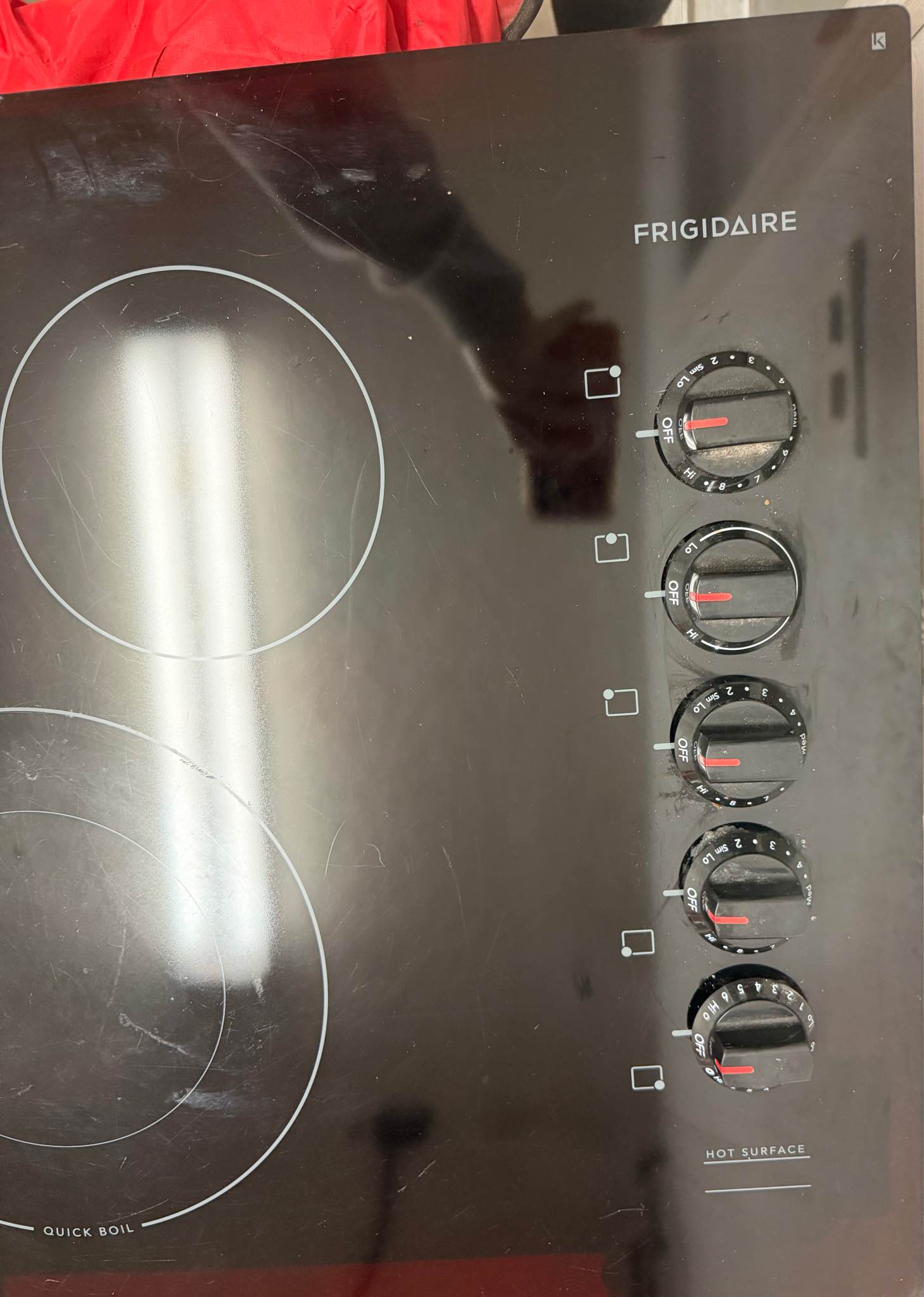 Frigidaire 36 Electric Cooktop Ceramic Glass Cooktop 5 Burner