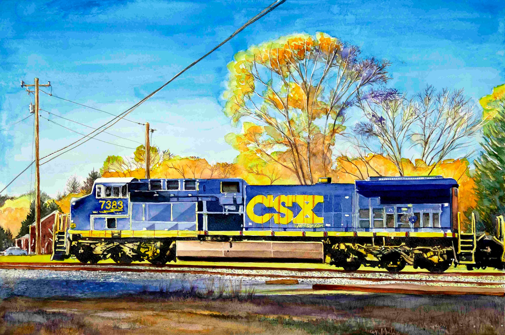 William - #862 CSX 7383 On the way home one day, I stopped at a ...
