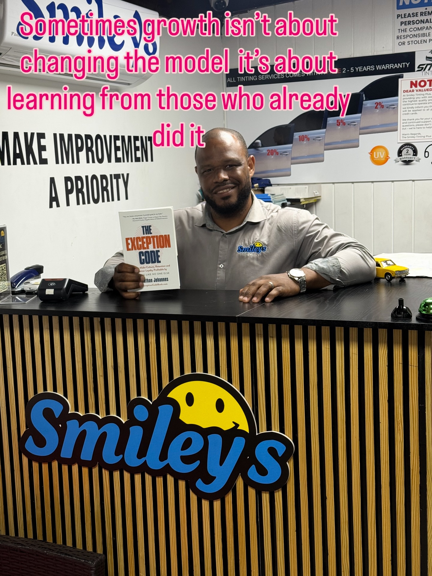 SMILEY - Education doesn’t stop in the classroom. For me, it continues ...