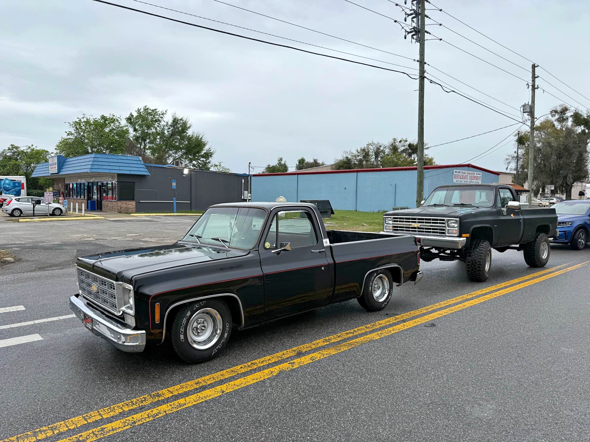 Squarebody stock Rally wheels with good tires. 5x5 lug pattern - Car ...