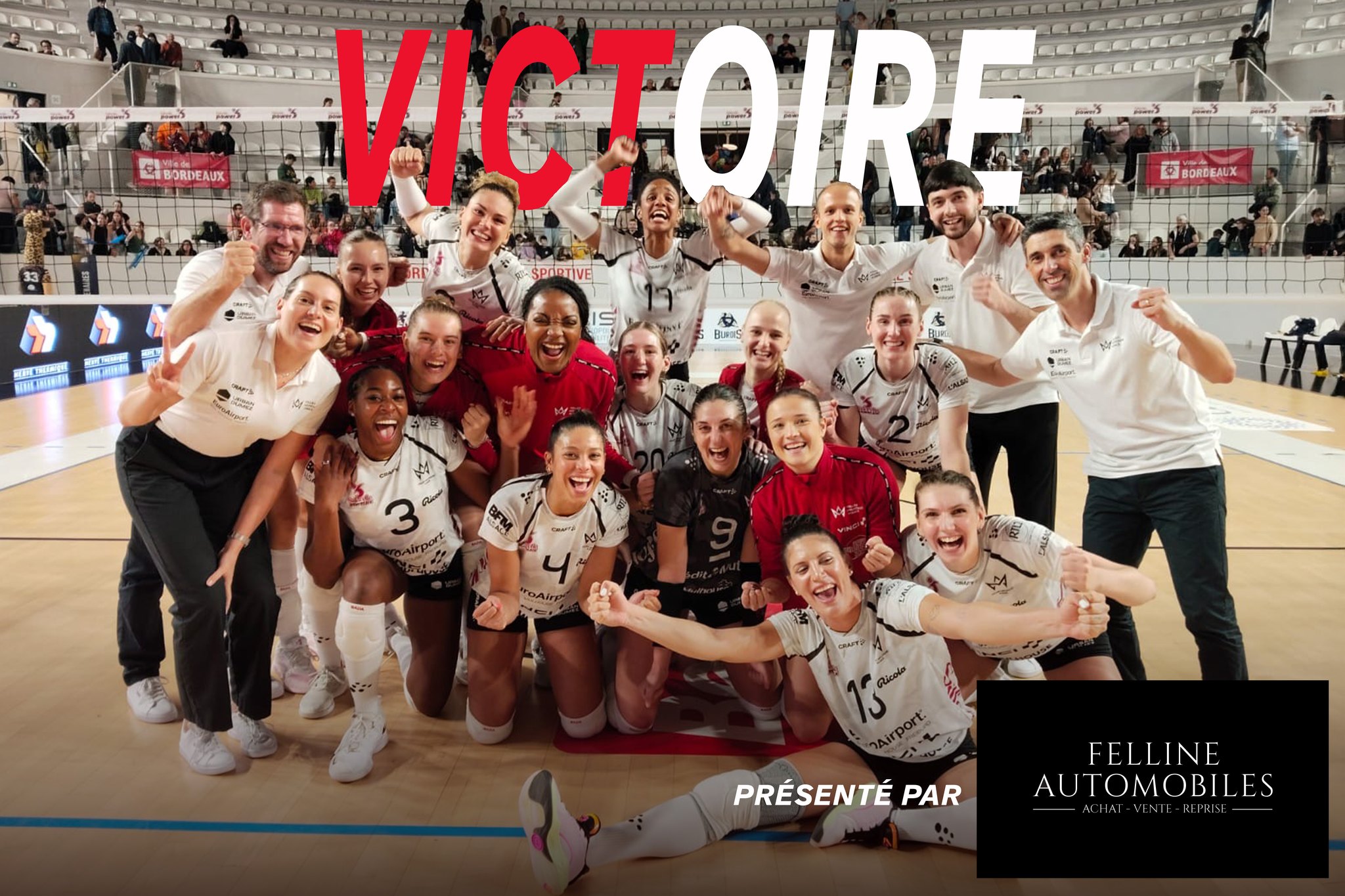 Volley - La photo de la victoire ! 😍 👉 La photo de la victoire vous est ...
