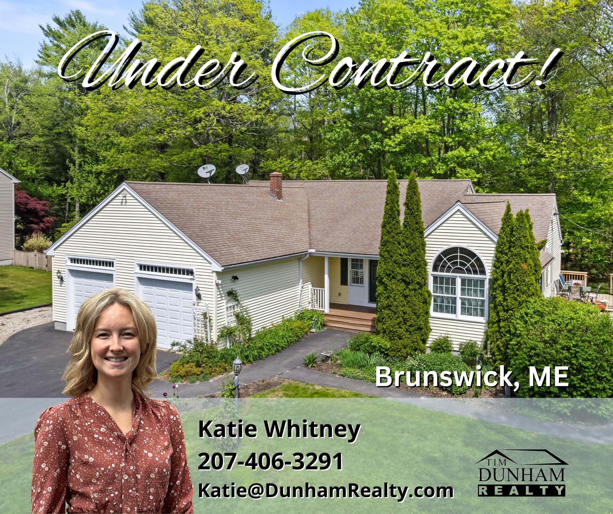 Tim Nice Work Katie Whitney! Call or Email her today!