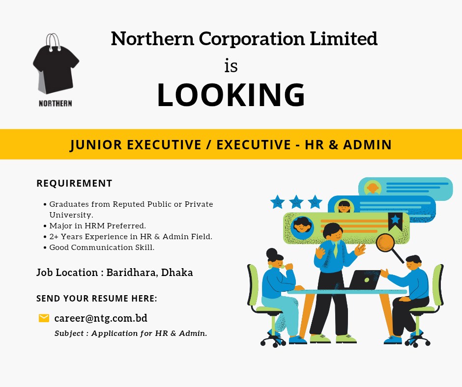Apply: career@ntg.com.bd | Facebook