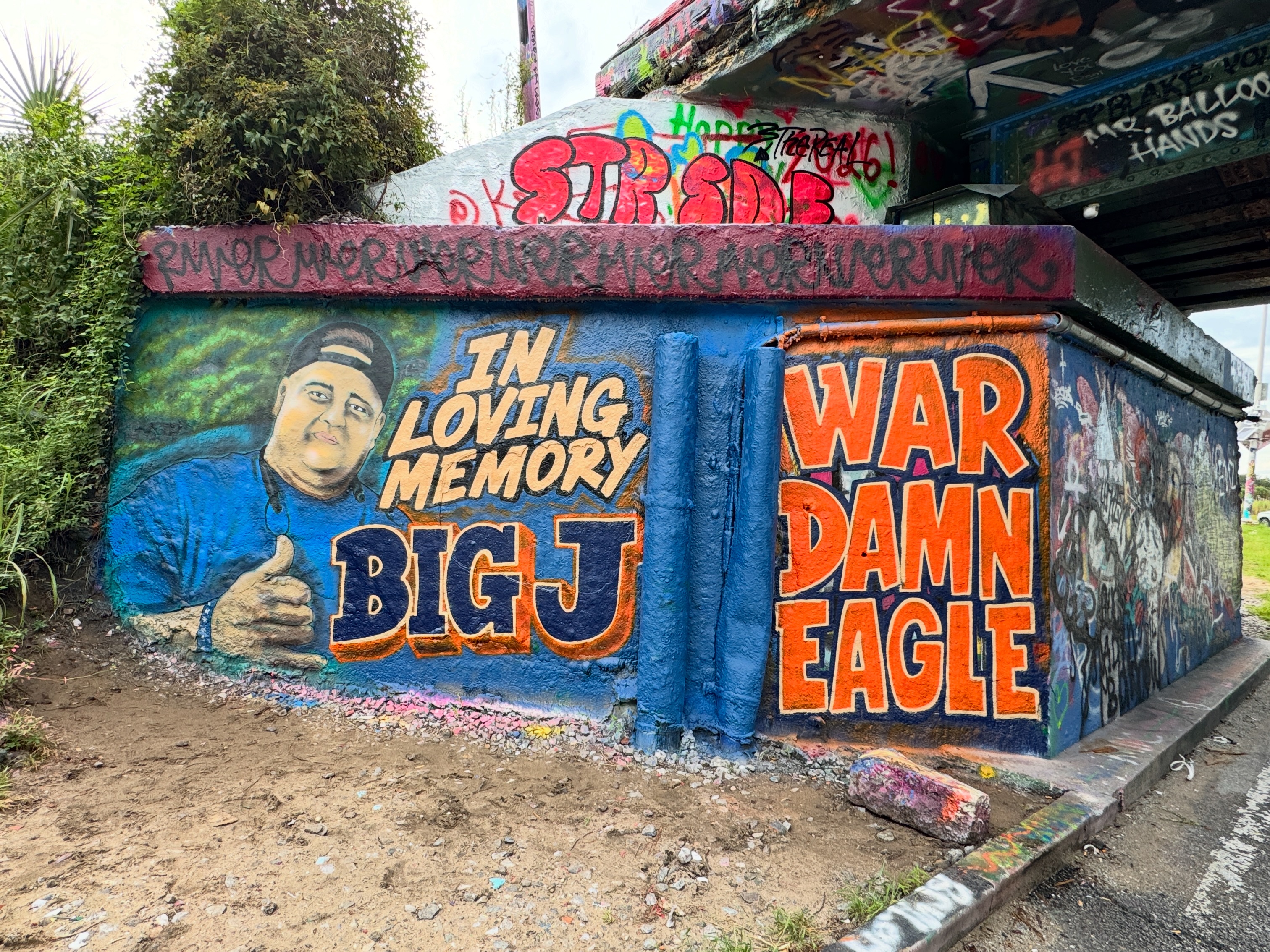 アントニオ猪木 FIGHTING MEMORIAL GRAFFITI In loving memory of Big J.🤙🏼 #wardamneagle Art by: Ronson