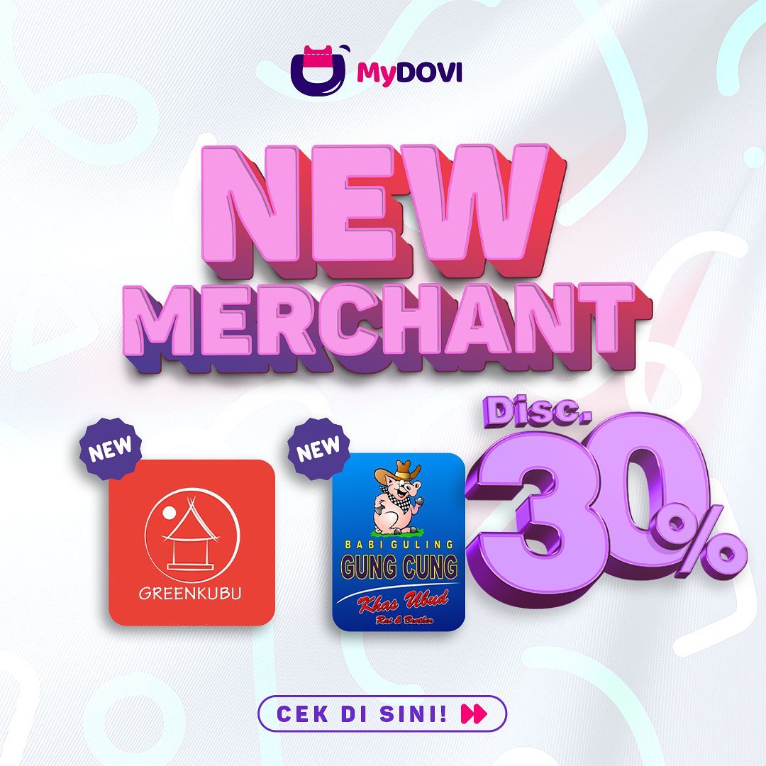 MyDOVI - New weekend new merchant! 🥳 Bakal lebih banyak...