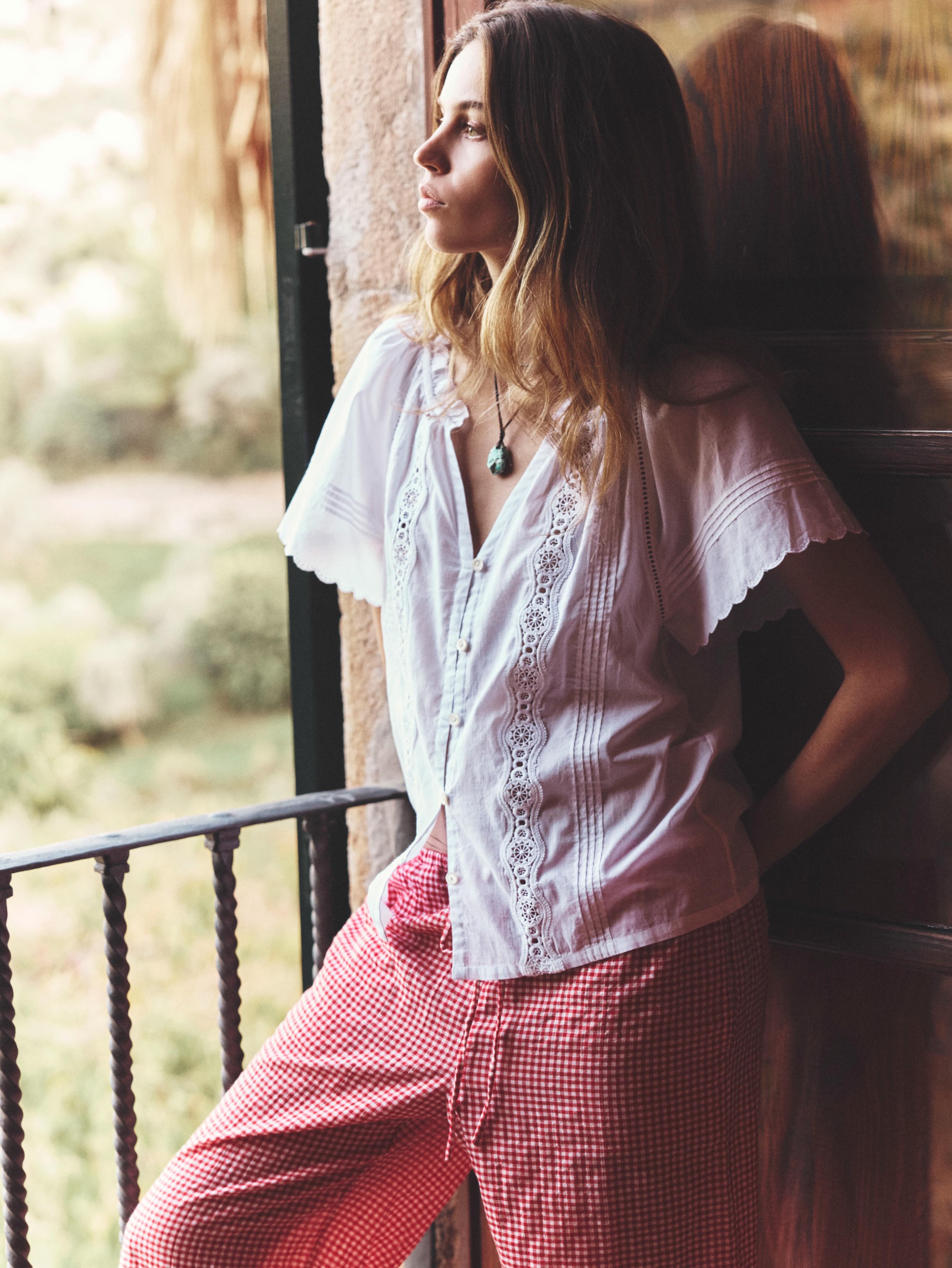 Check, please. Olson arrives in our new cotton gingham check in 