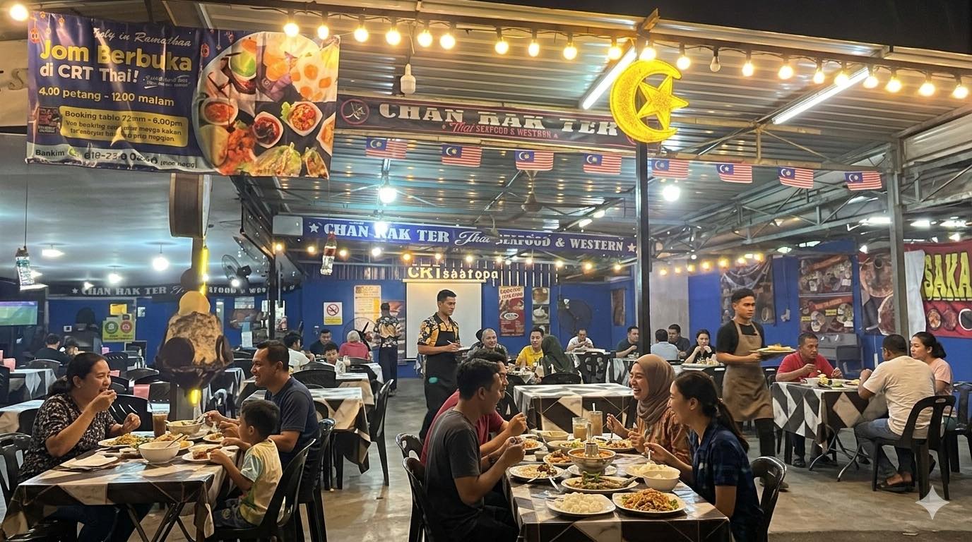 CHAN RAK TER Thai Seafood & Western | Kampong Gombak Utara