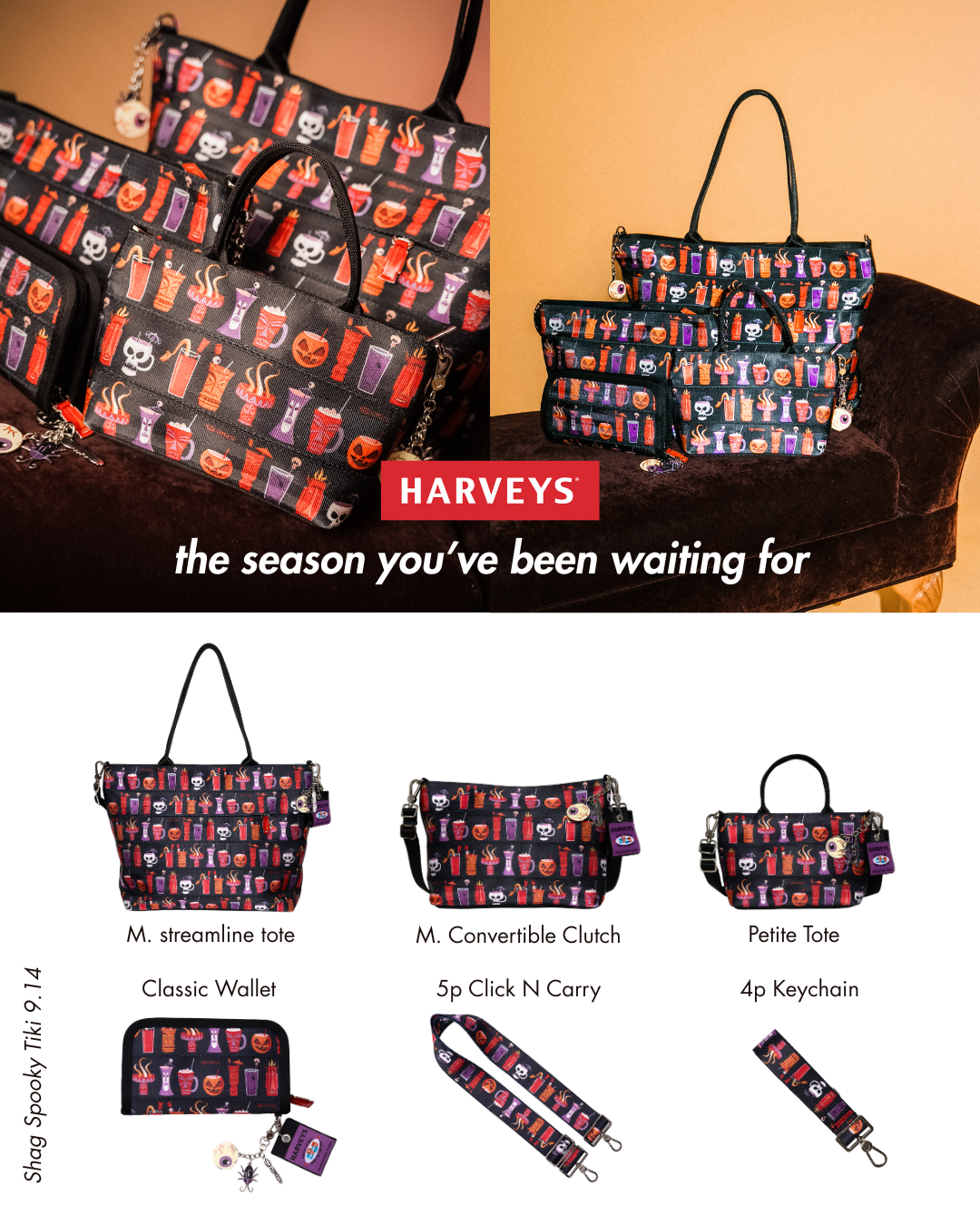 We're so excited to unveil our newest Shag x Harveys Collection