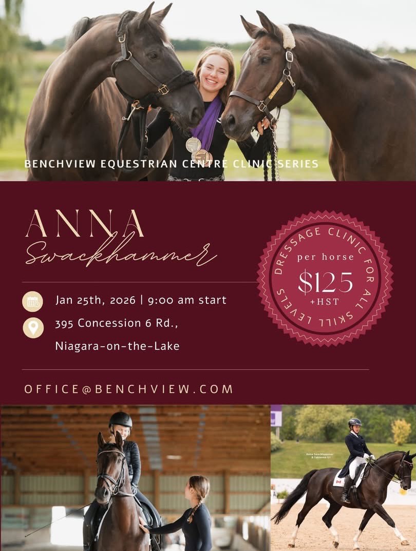 Benchview Equestrian Centre Inc. | Niagara-on-the-Lake ON