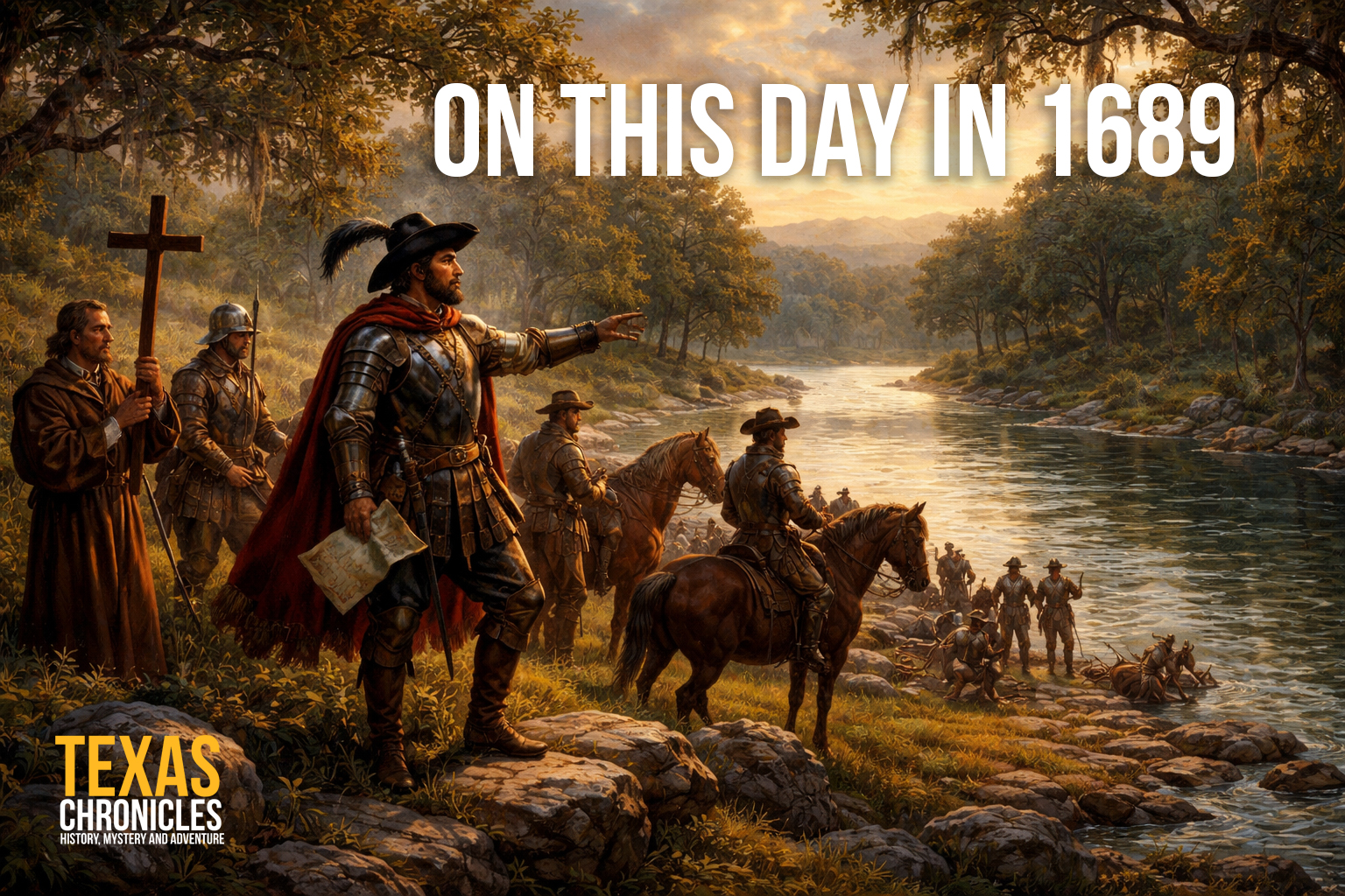 On this day in 1689, Spanish explorer and governor of Coahuila