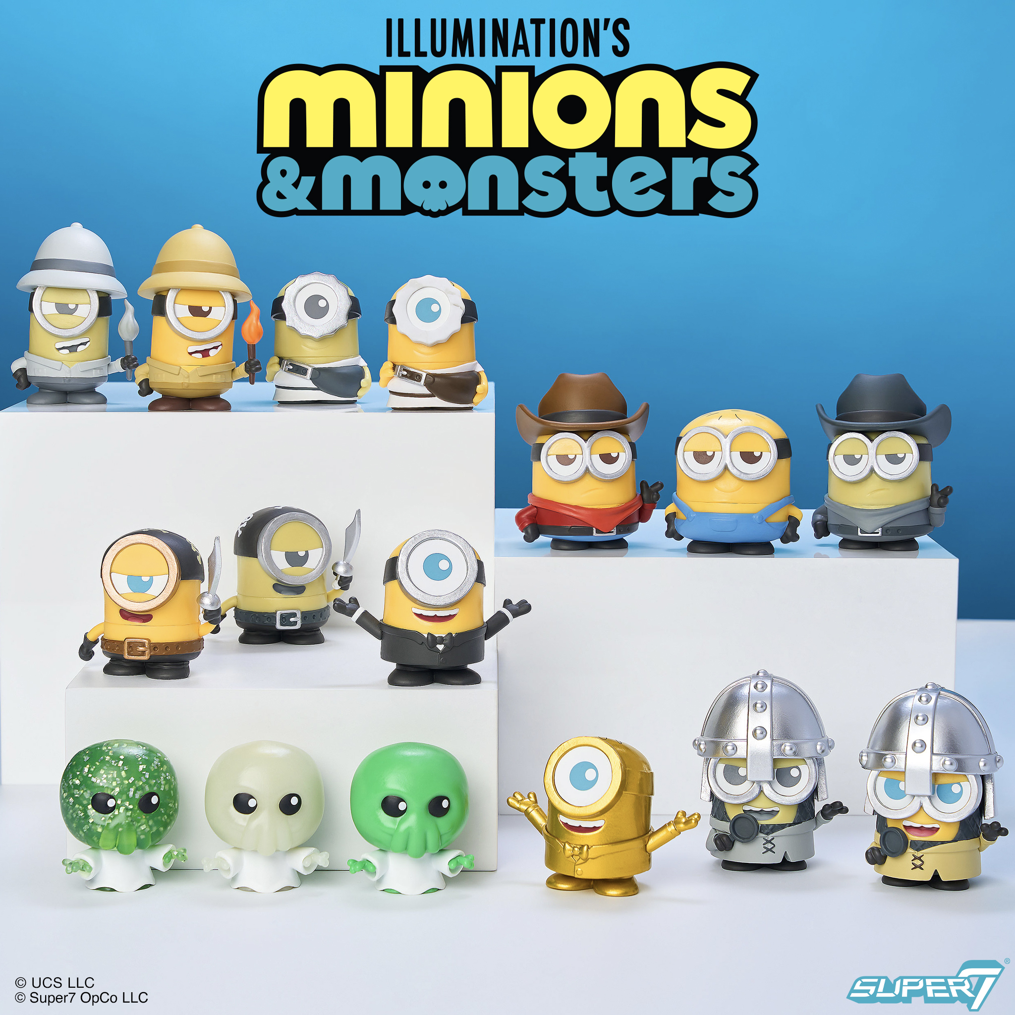 Minions and Monsters action figures by Super7