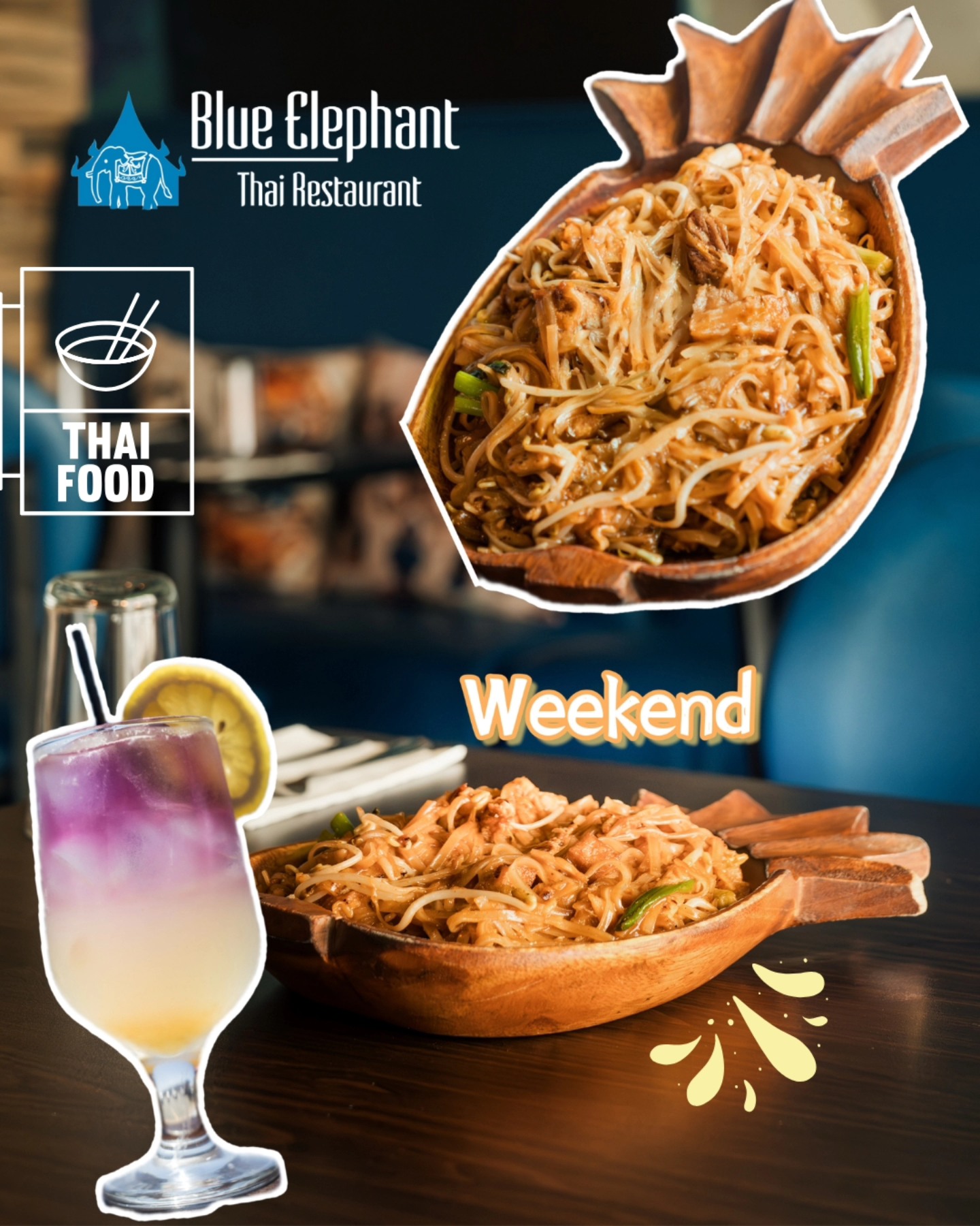 🍹 Weekend Flavours Await... - Blue Elephant Thai Restaurant | Facebook