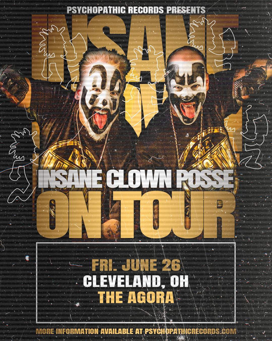 🪓 JUST ANNOUNCED 🪓 Insane Clown Posse | 🗓 Fri. June 26 🎫: buff