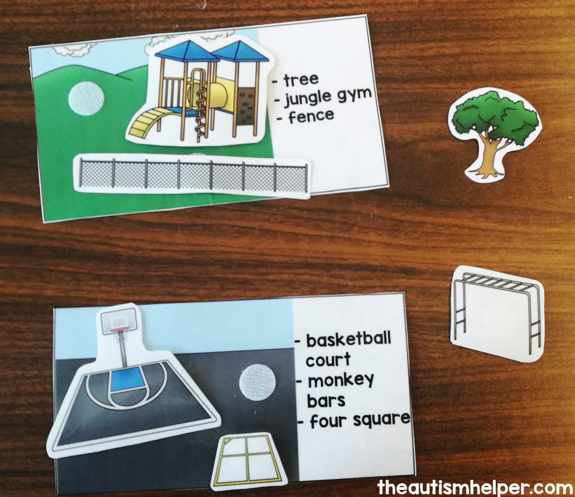 Our spring scenes work task will make... - The Autism Helper