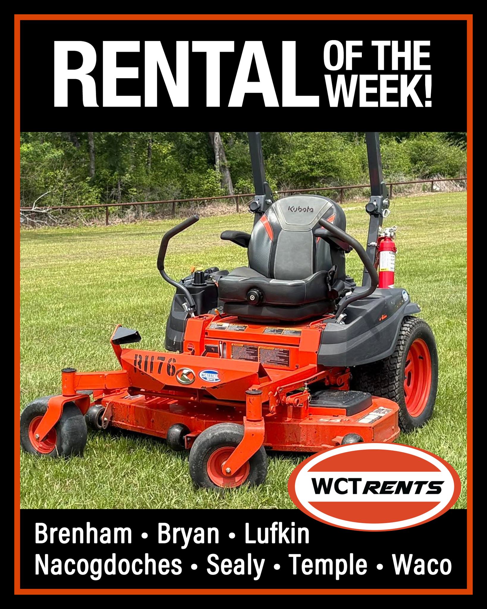 ❗️WCTractor Rents: Rental of the Week❗️ Looking to keep your