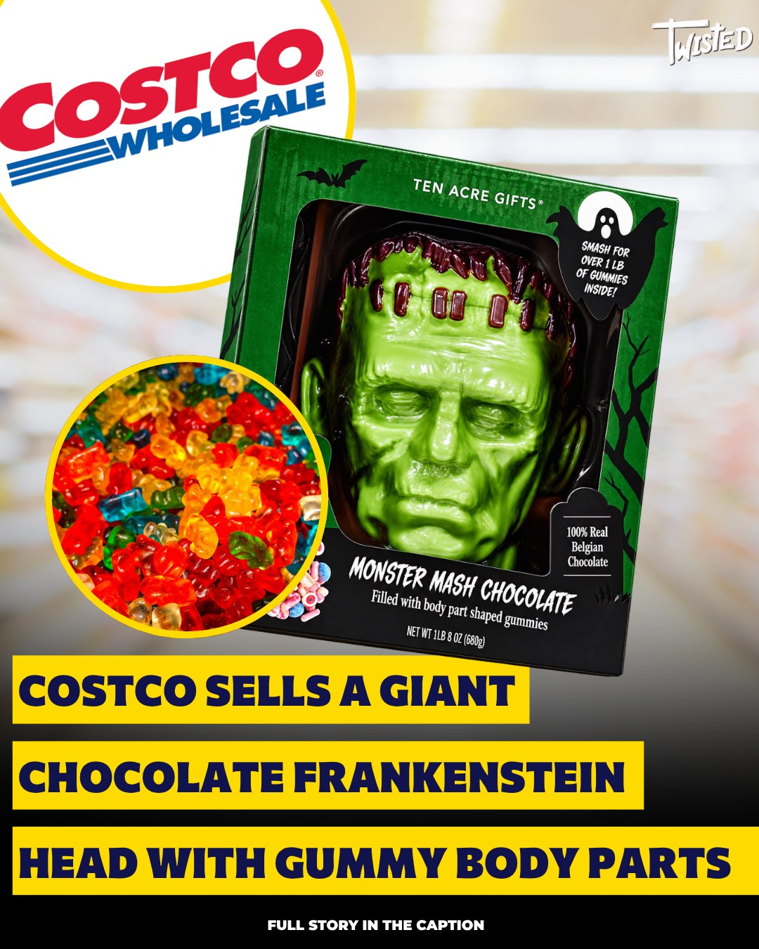 Costco is getting ahead of Halloween with a 5.5-pound chocolate