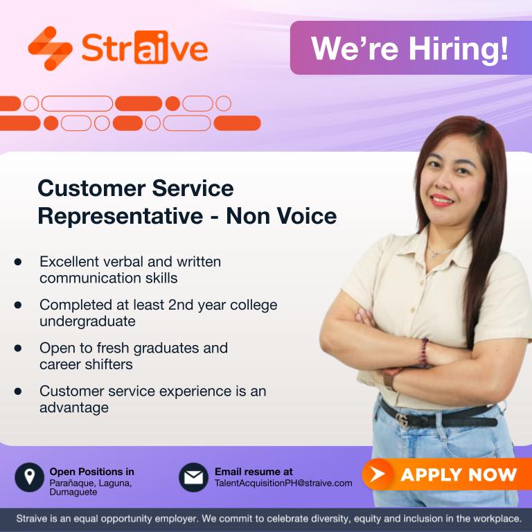 Straive Philippines added a new... - Straive Philippines