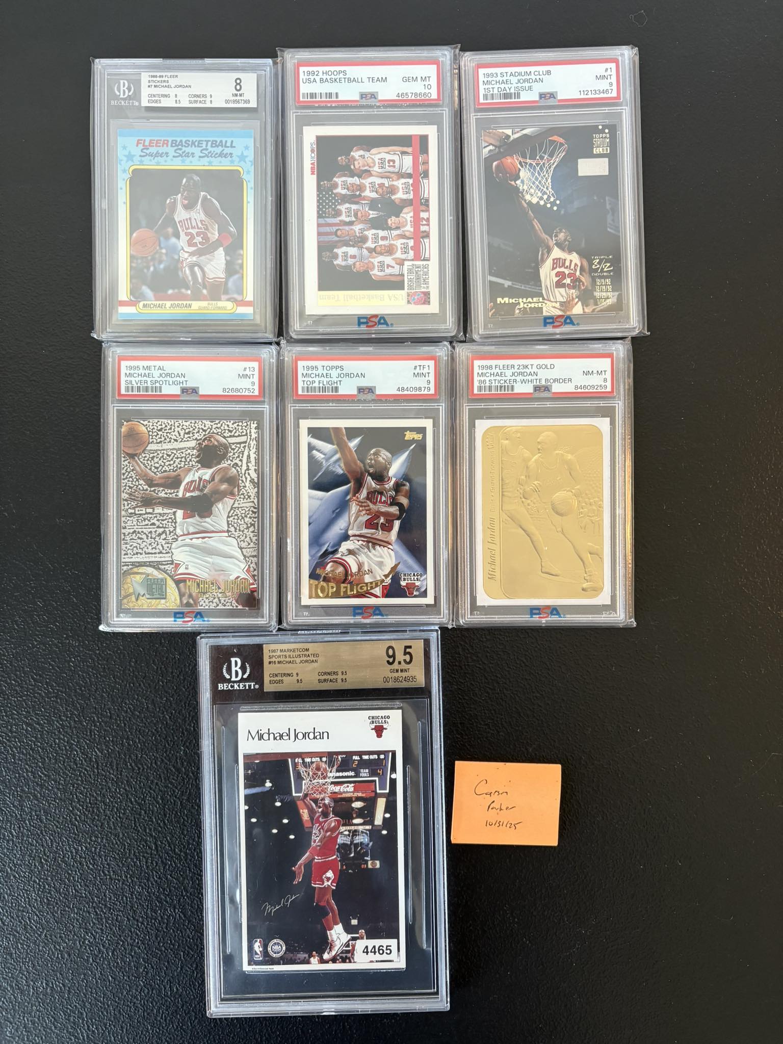 Pricing for rare Jordan basketball cards