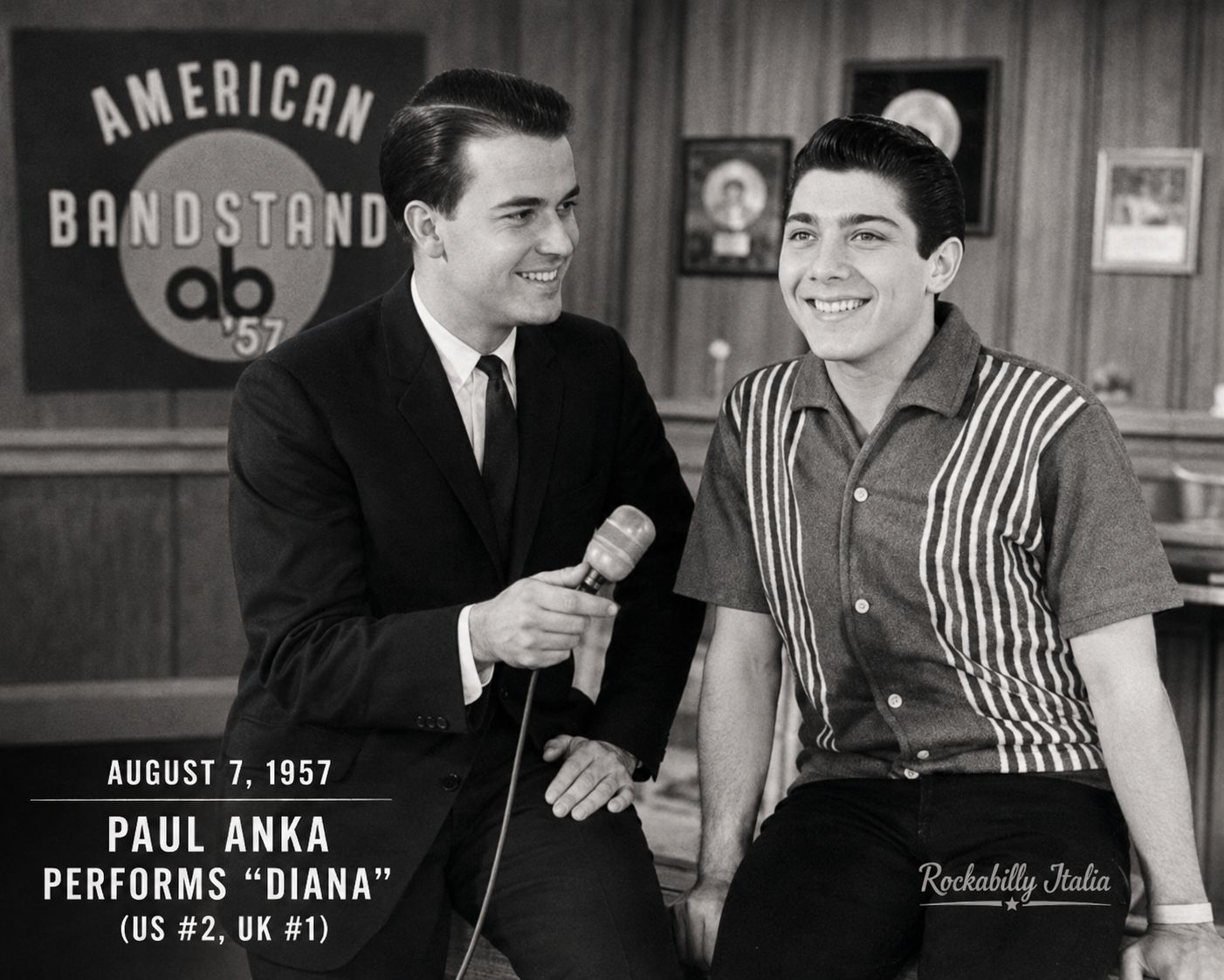 🎙️ AUGUST 7, 1957 — PAUL ANKA MAKES HIS AMERICAN BANDSTAND DEBUT