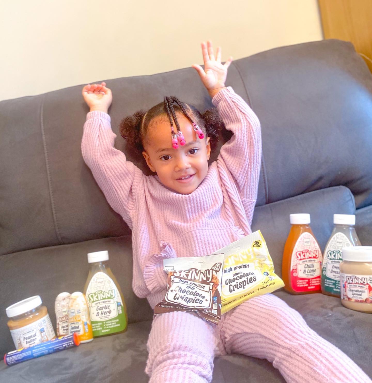 Milena Grace ad Mood before and after seeing what’s...