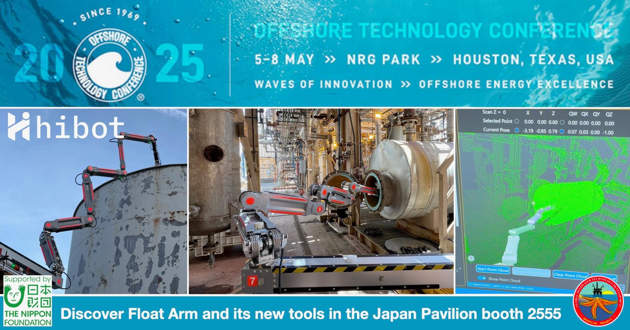 hibot - 🌊 Hibot is making waves at OTC 2025 in Houston! 🤖 Come visit us ...