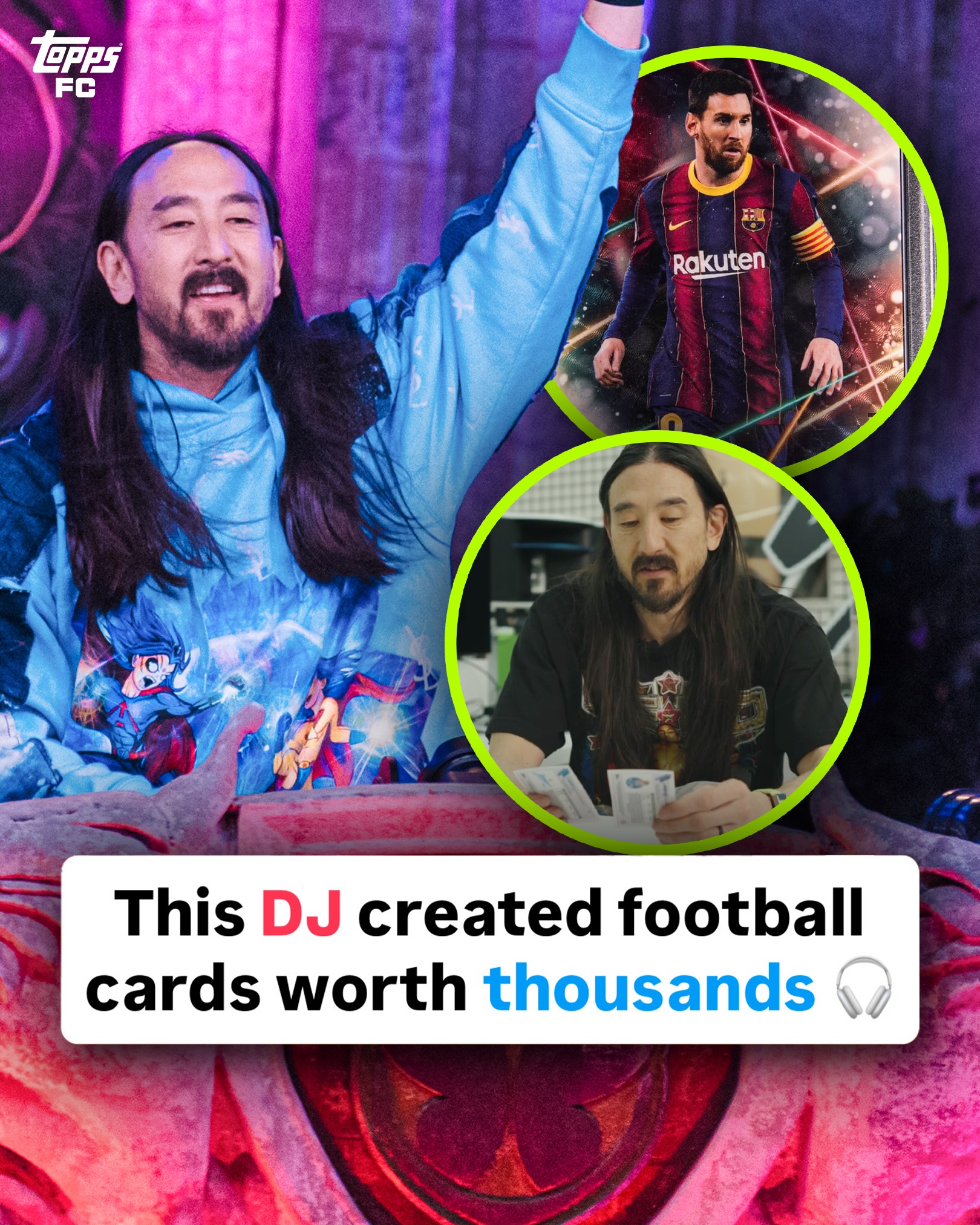 steve aoki スティーブアオキ relic auto 1/1 steve aoki スティーブ