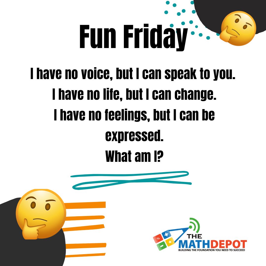 The Math - 🤔 Friday Fun: Math Riddle Time! 🤔 What am I? Happy Friday ...