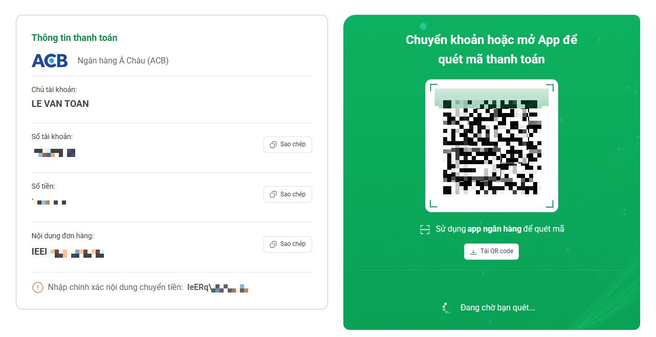 Levantoan.com - Plugin Thanh Toán Tự Động ACB có QR Code... | Facebook