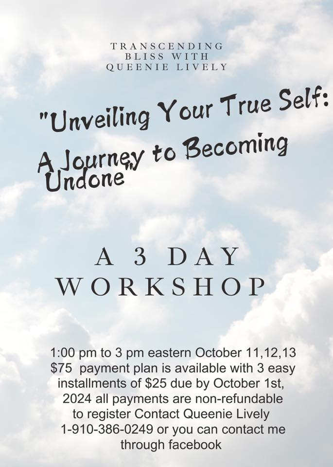 , "Unveiling Your True Self: A Journey to Becoming Undone" | Facebook