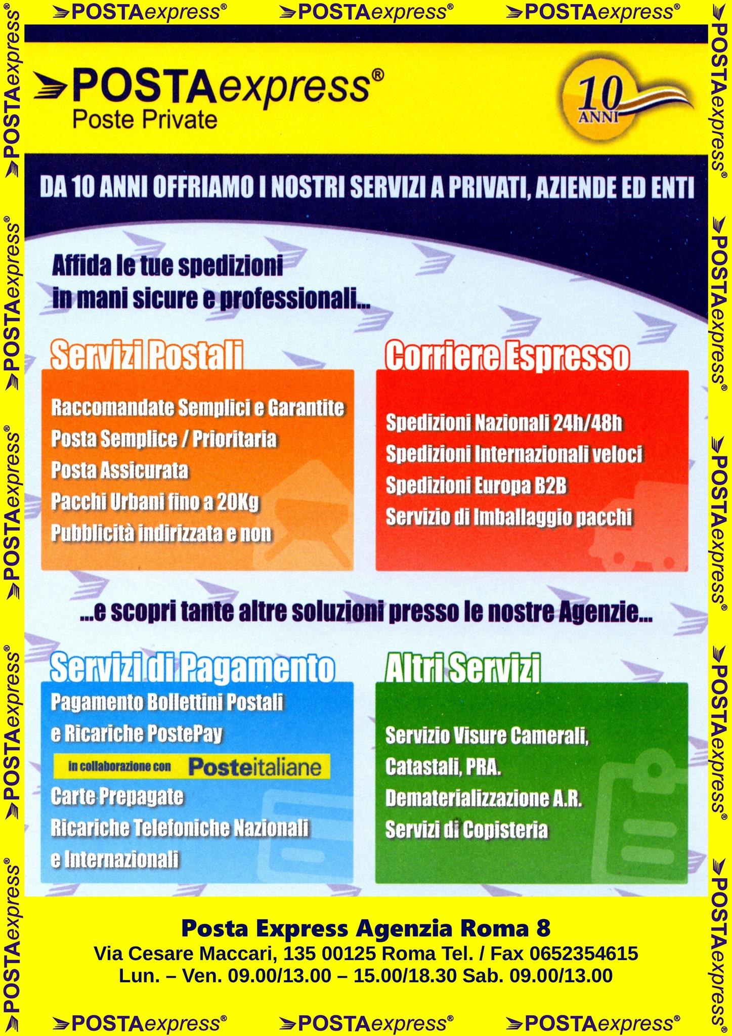 PostaExpress Agenzia Roma 8 | Rome