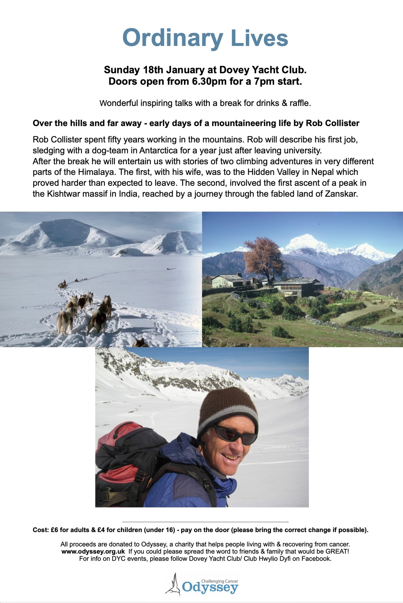 Dovey - We are delighted to announce our January speaker. These ...