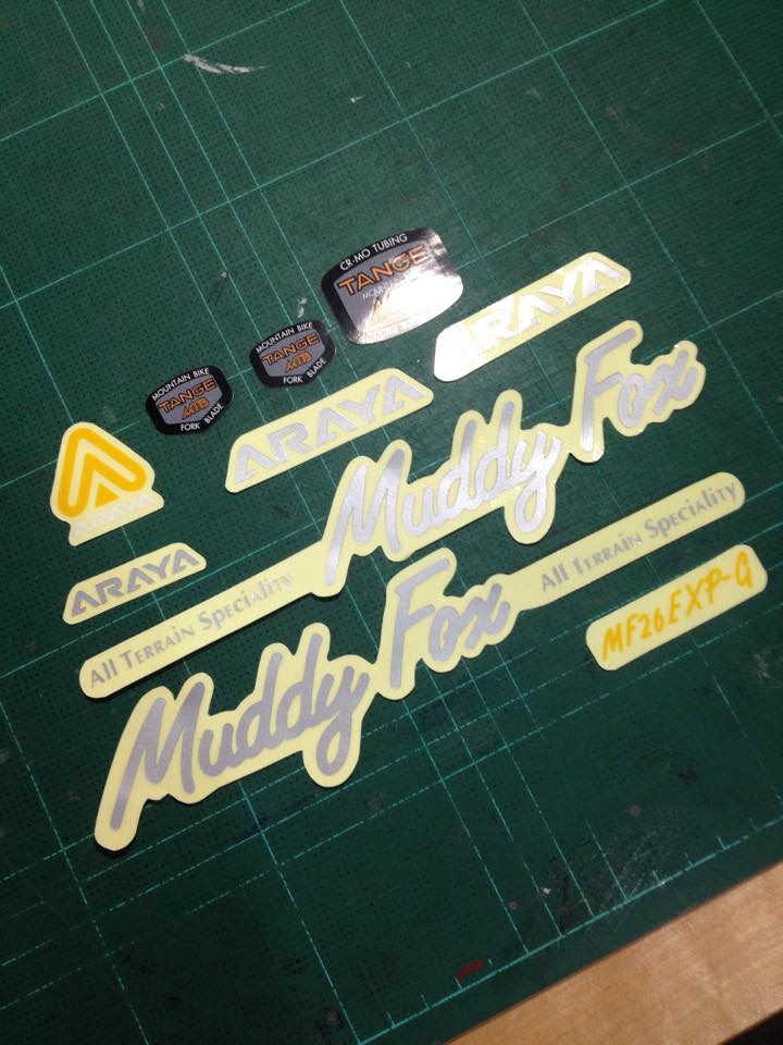 My 1992 Araya Muddy Fox in 90s neo colours