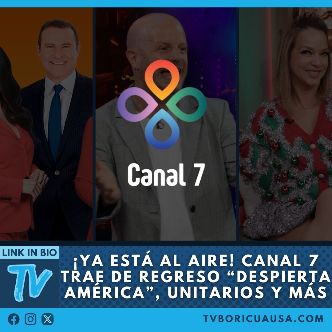 TVboricua - YA ESTÁ AL AIRE | El renovado Canal 7 - TeleIsla inicia ...